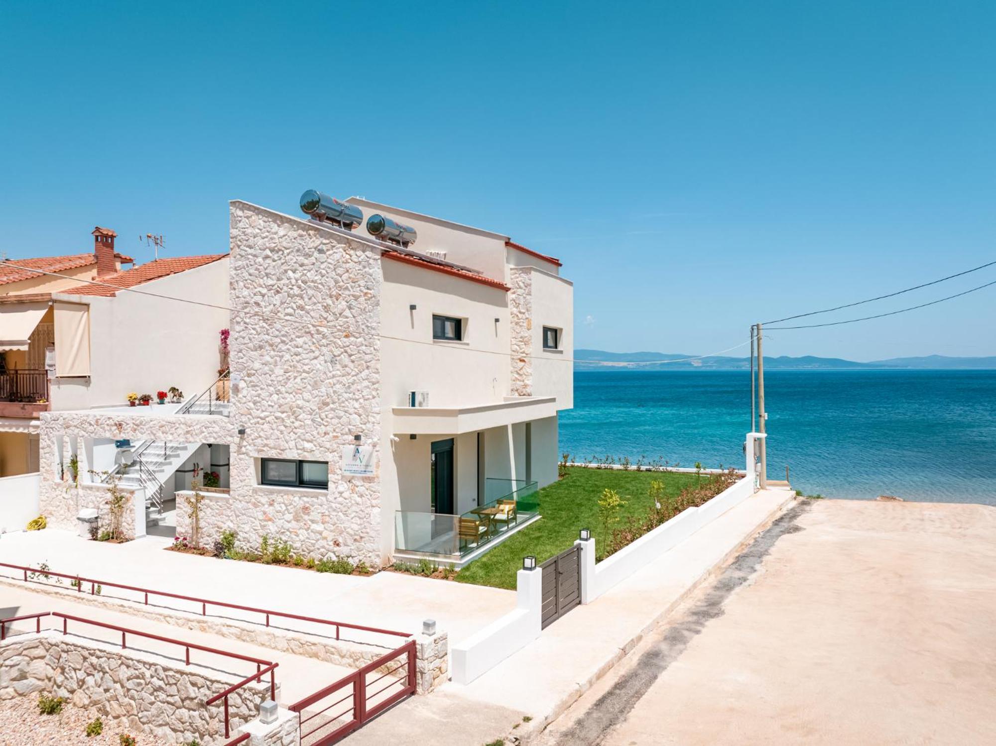 Azzurro E Verde By Rentalspro - Nea Potidaia Halkidiki เนอาโปติไดอา ภายนอก รูปภาพ